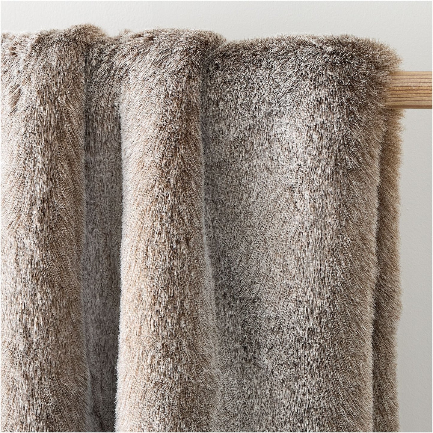Faux Fur Chinchilla Throw