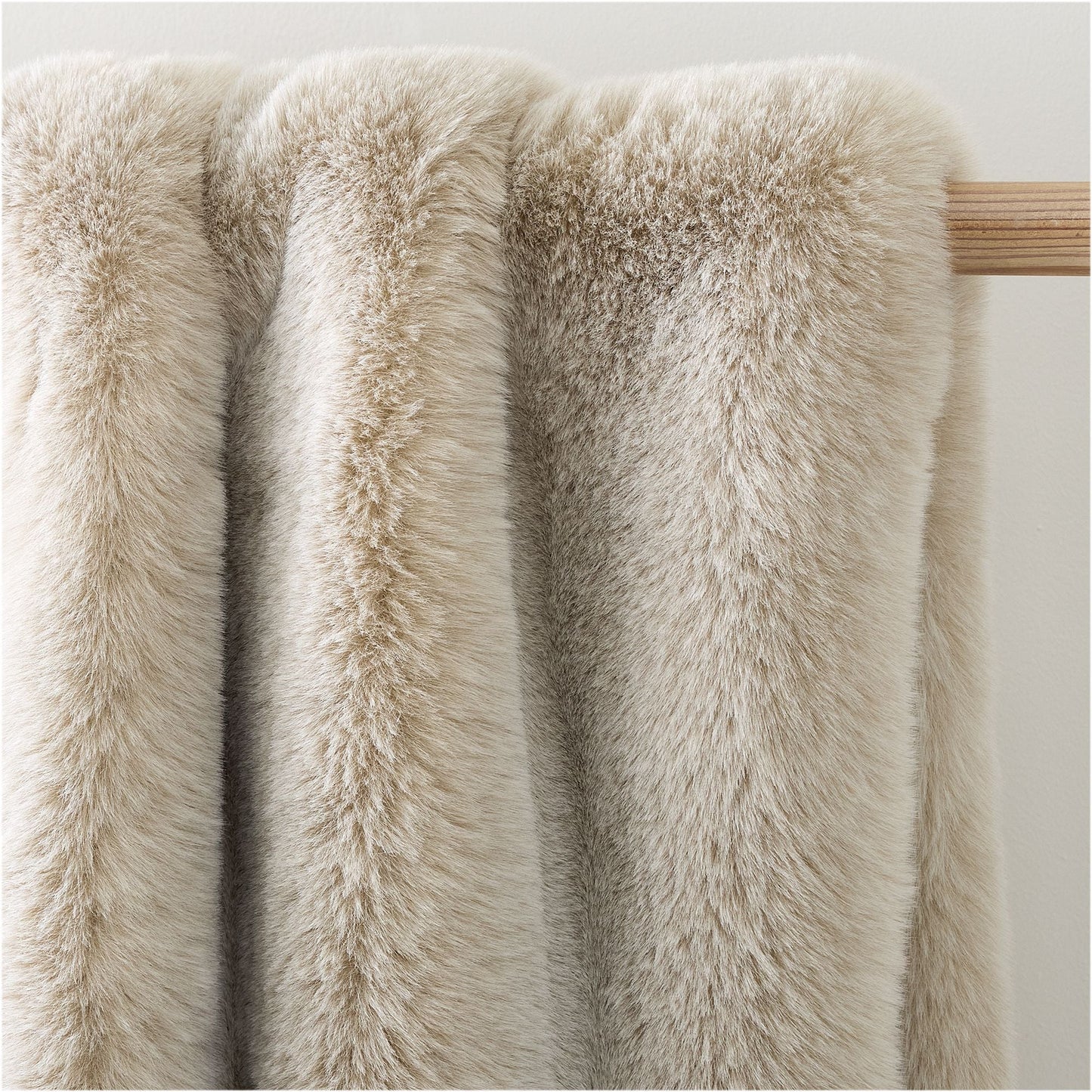 Faux Fur Chinchilla Throw