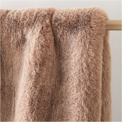 Faux Fur Chinchilla Throw